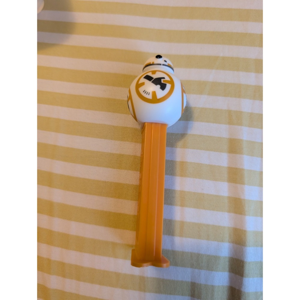 Star Wars The Force Awakens BB8 Pez Dispenser Orange White Collectible